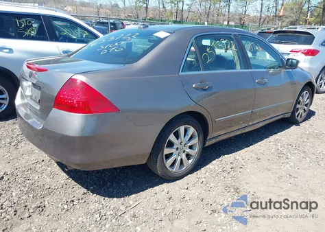2007 Honda Accord 3.0 Ex из США, поврежденный, VIN 1HGCM665X7A054435